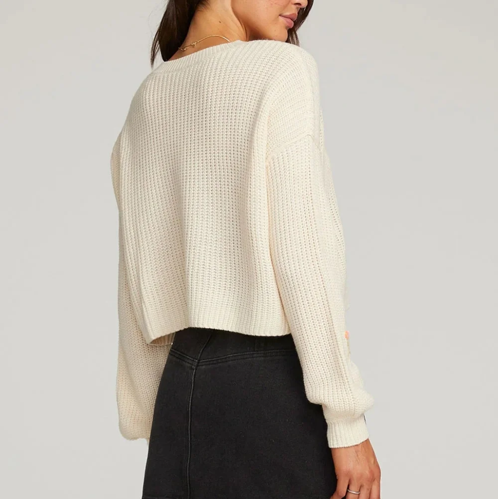 Saltwater Luxe Charmed Sweater Natural XS